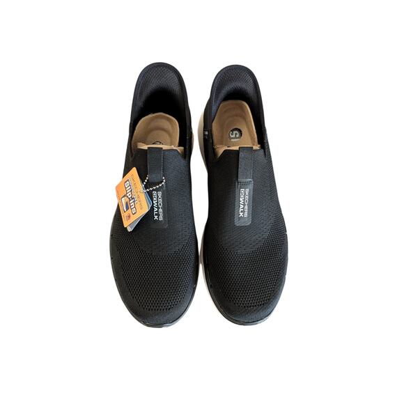 Skechers Hands Free Slip-ins Go Walk 6 Easy On Sneakers New Size 9 Mens Black main image 5